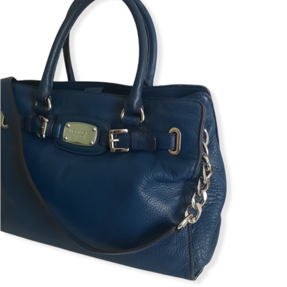 MICHAEL KORS Navy Leather Bag - Picture 8 of 11